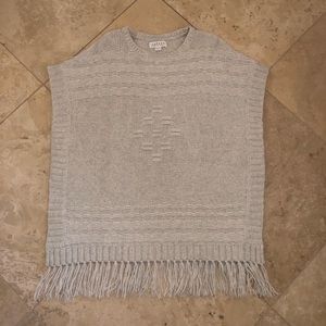 VELVET BY GRAHAM AND SPENCER poncho sweater